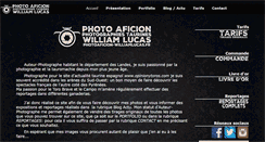 Desktop Screenshot of photoaficion-williamlucas.fr